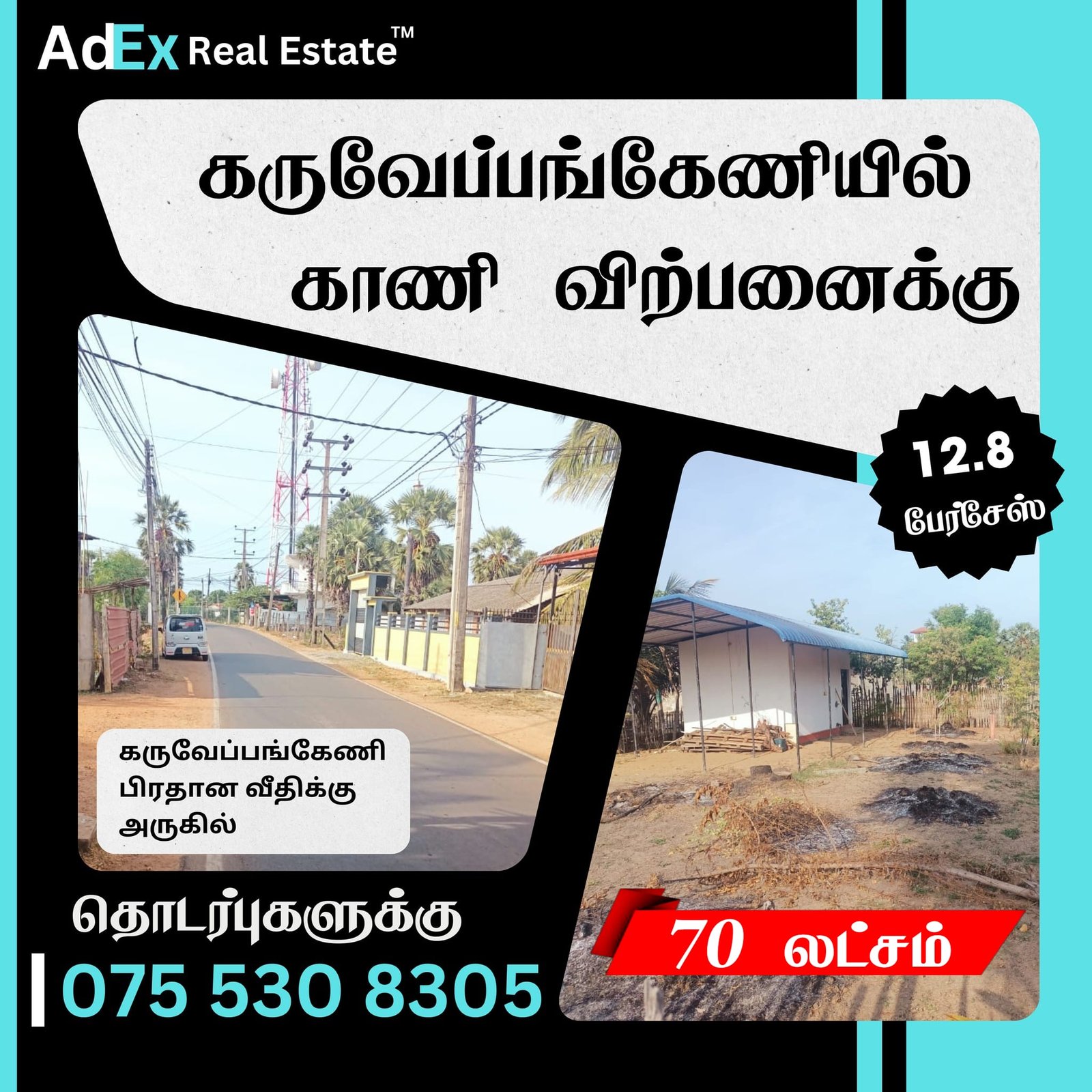 Land for Sale in Karuvappankerny Batticaloa